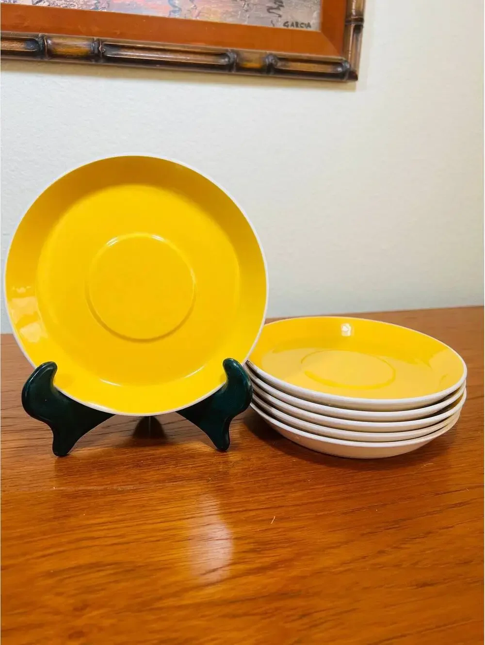 MCM Retro Mikasa Duplex Eldora Ben Siebel 1971 Japan #2508 Saucer